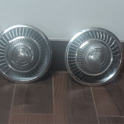Chevrolet GM Rally Wheel Center Derby Style Hub Caps 