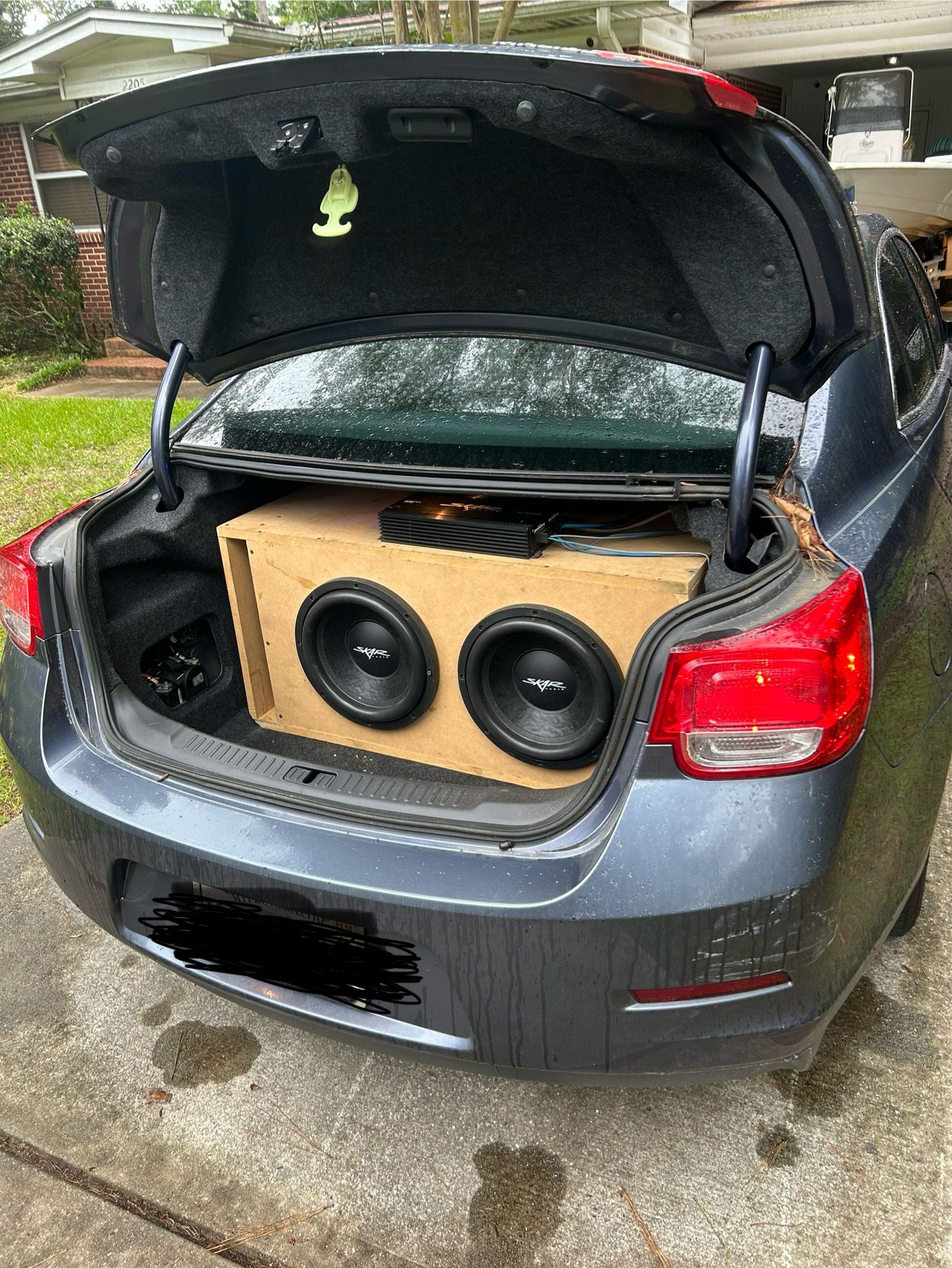 Two Skar 12” Custom Box 1200 Amp