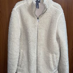 H&M Beige Fleece Jacket