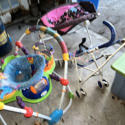 Saucer Bouncer,stroller & Swaddle Cradle 