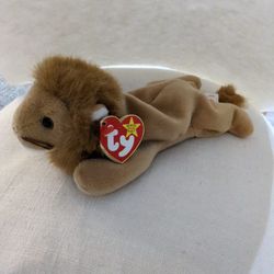 Ty Beanie Baby Roary Lion 