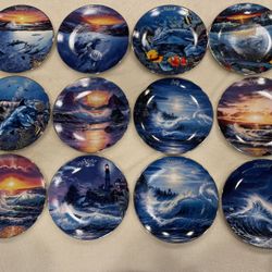 DOLPHIN PERPETUAL CALENDAR w/12 PLATES 