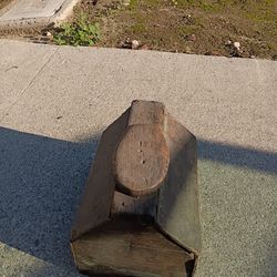 Have A Nice Antique Homemade Shoe Shine Box Art Deco