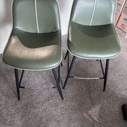 Green Bar Stools