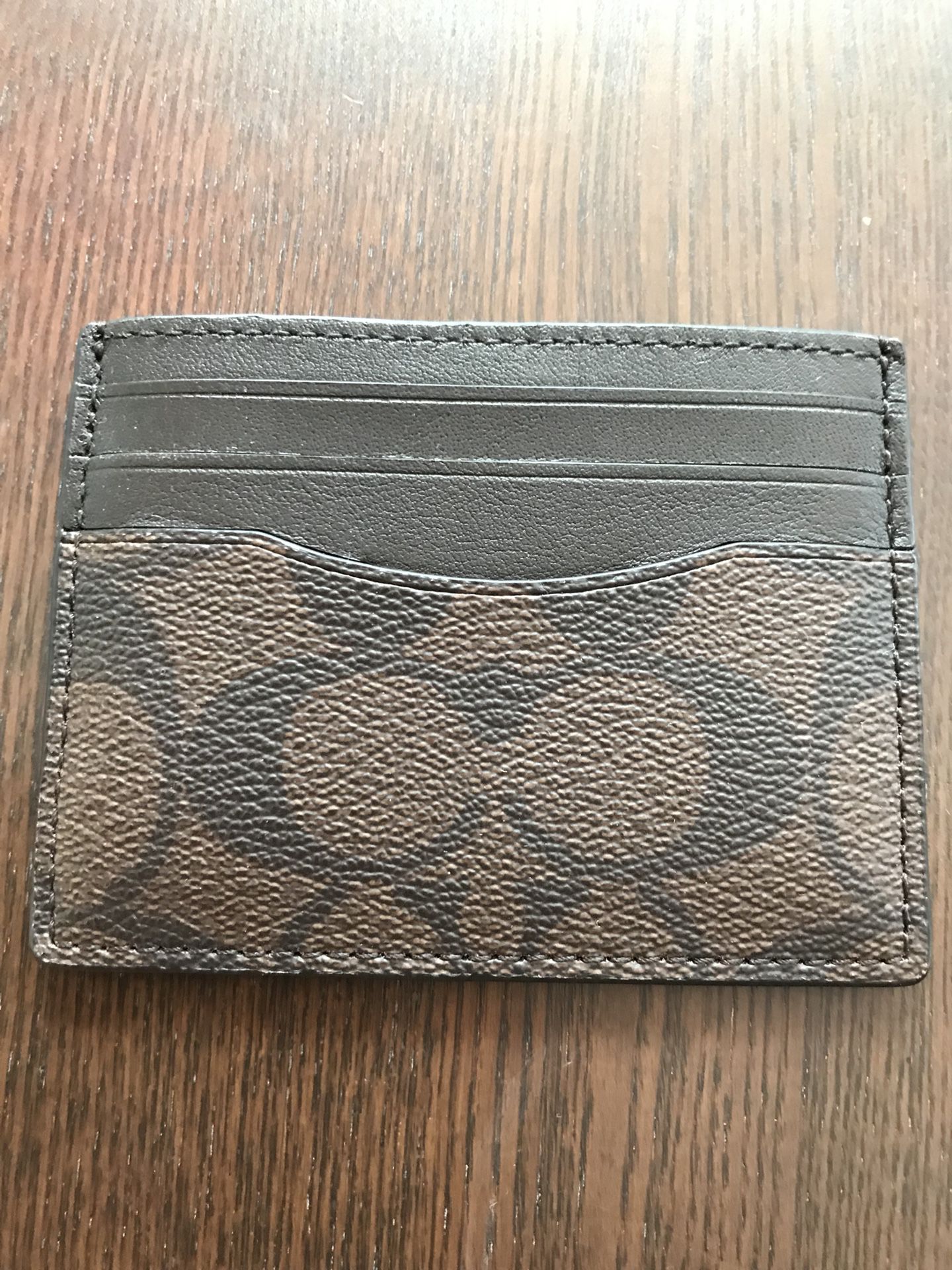 COACH ID CARD CS SIGNATURE MAHOGANY/BROWN MEN'S LEATHER WALLET F58110 $75  NEW NWT for Sale in San Diego, CA - OfferUp