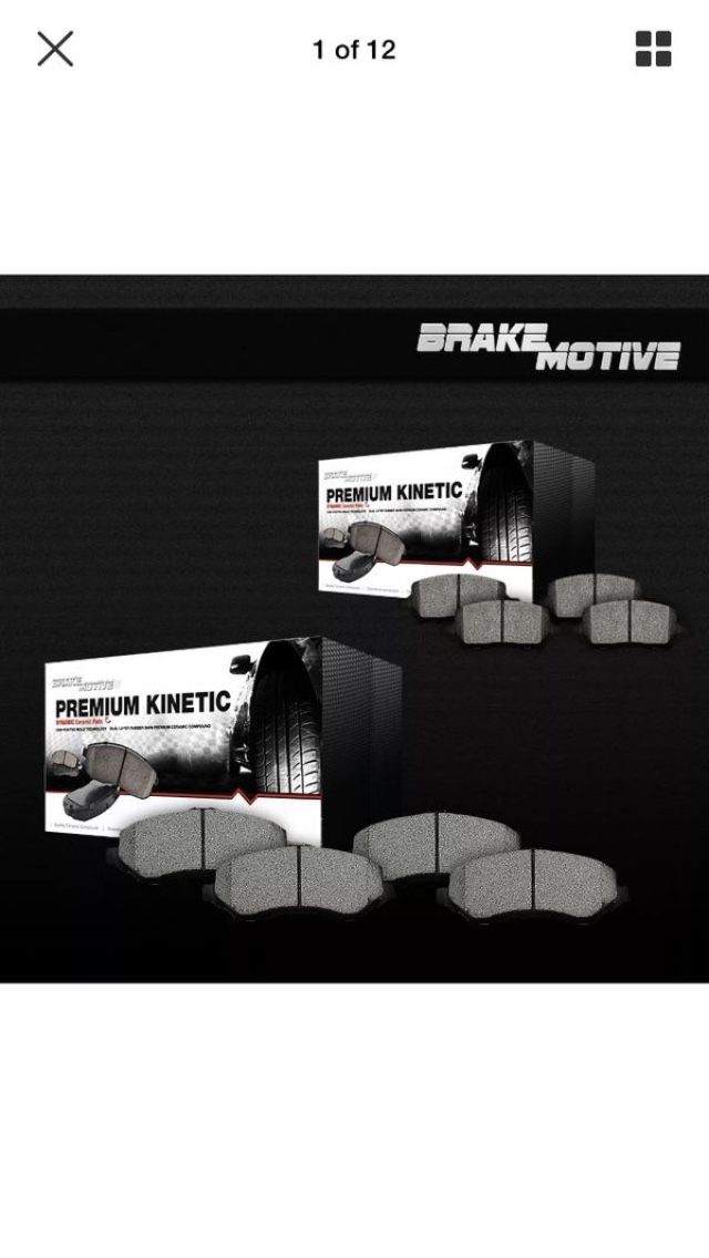 Ceramic brake pads for Toyota front and rear