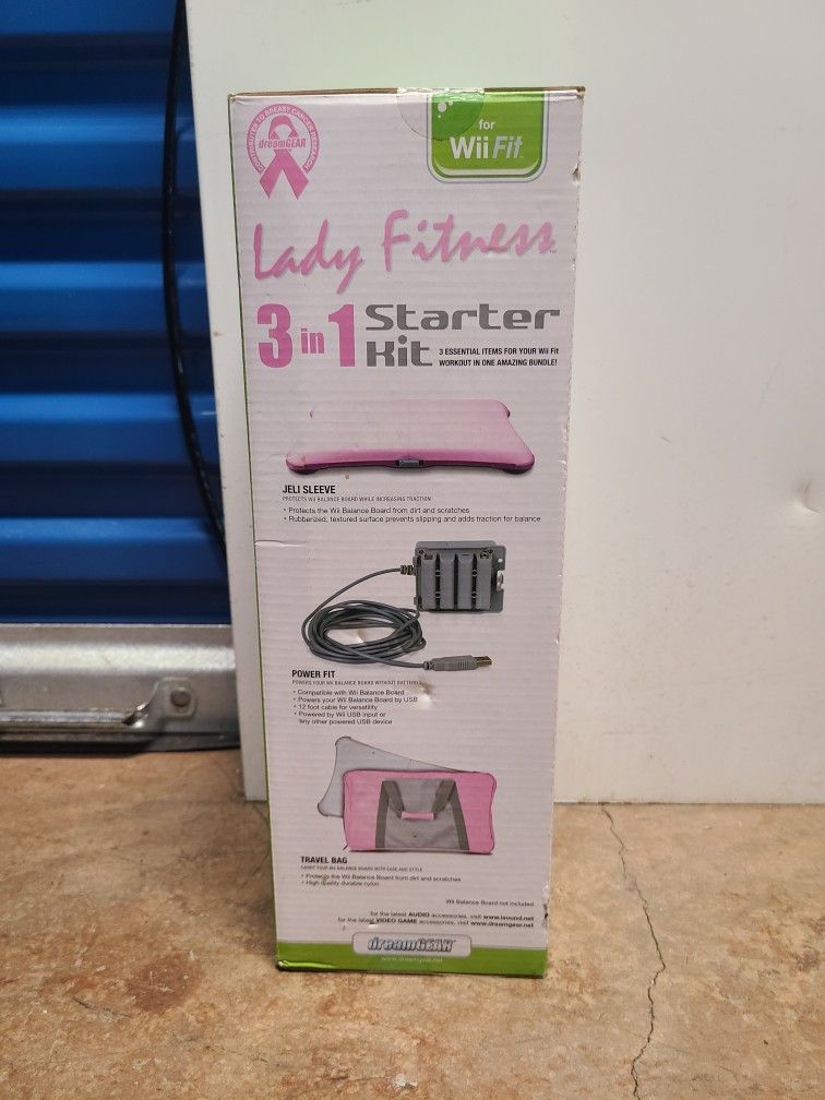 NIB DreamGear Lady Fitness 3 In 1 Starter Kit