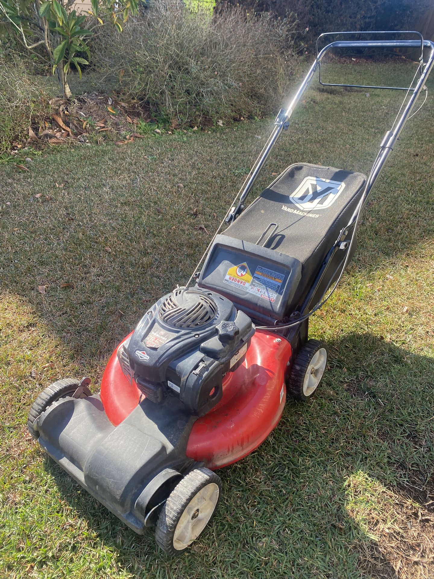 Lawn Mower With Bag Self Propelled!