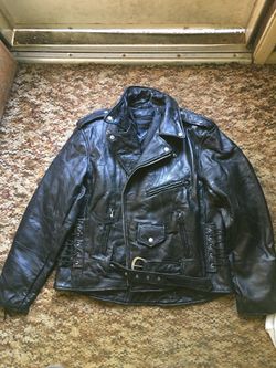 Men’s “large” heavy motorcycle jacket. New $75 OBO