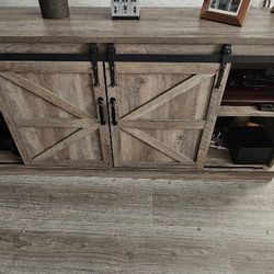 TV Stand Console W/Storage Tv Stand Farmhouse