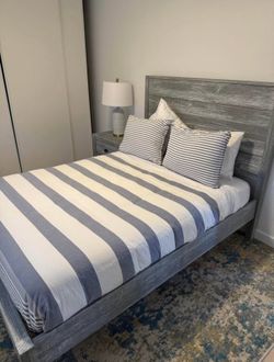 Full bed frame and mattress!