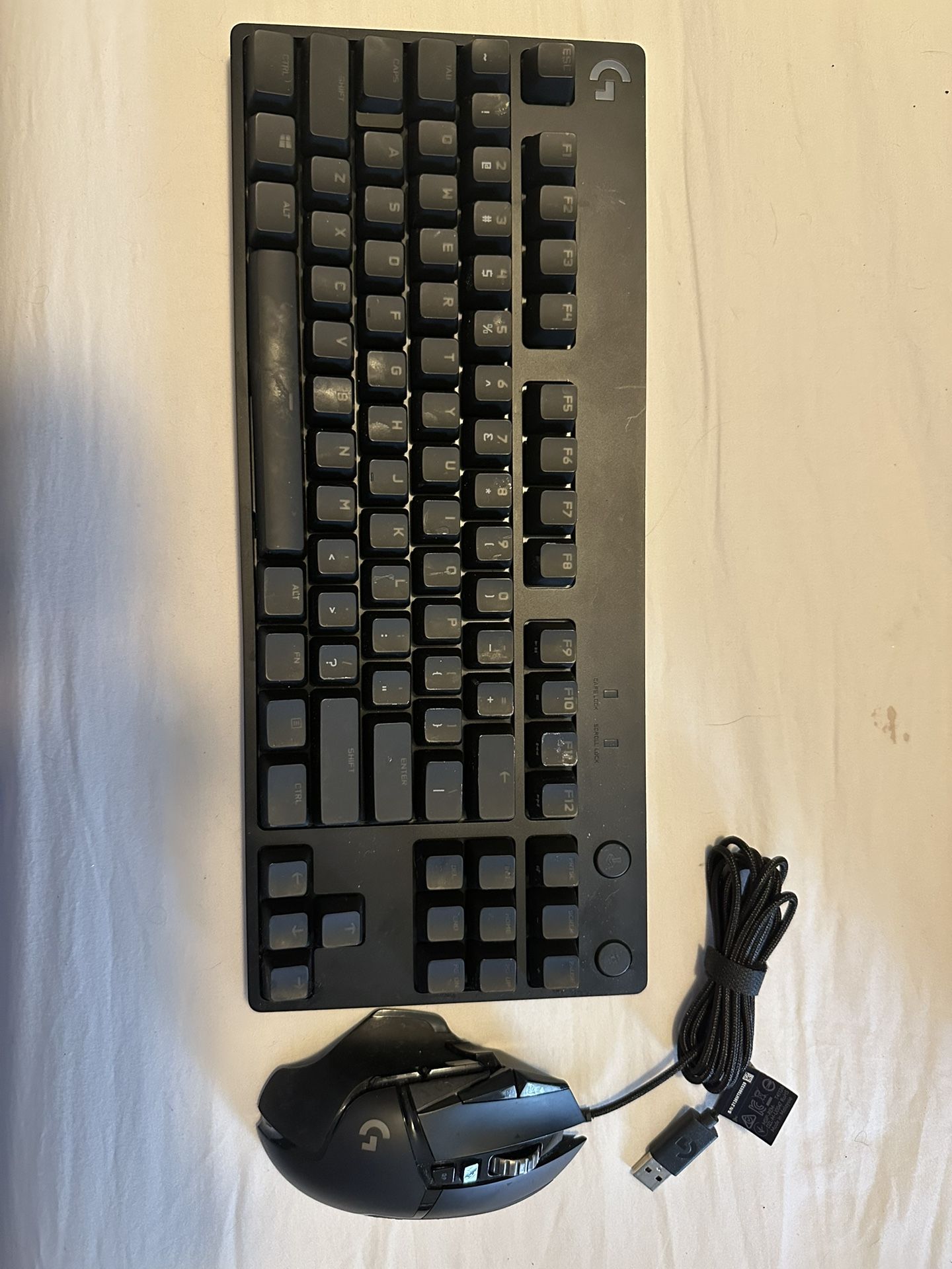 Logitech G Pro Keyboard And G502 Gaming Mouse