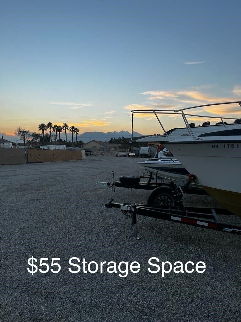 $55 Outdoor Storage Enclosed Cargo Flatbed Trailer Boat No RV At This Time
3 Acres
Gated With Lock & lights
24-7 Access No RV At This Time
Double