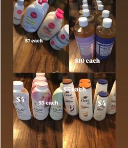 Eos Olay dr Bonner an dove body washes laundry supplies house supplies etc prices below