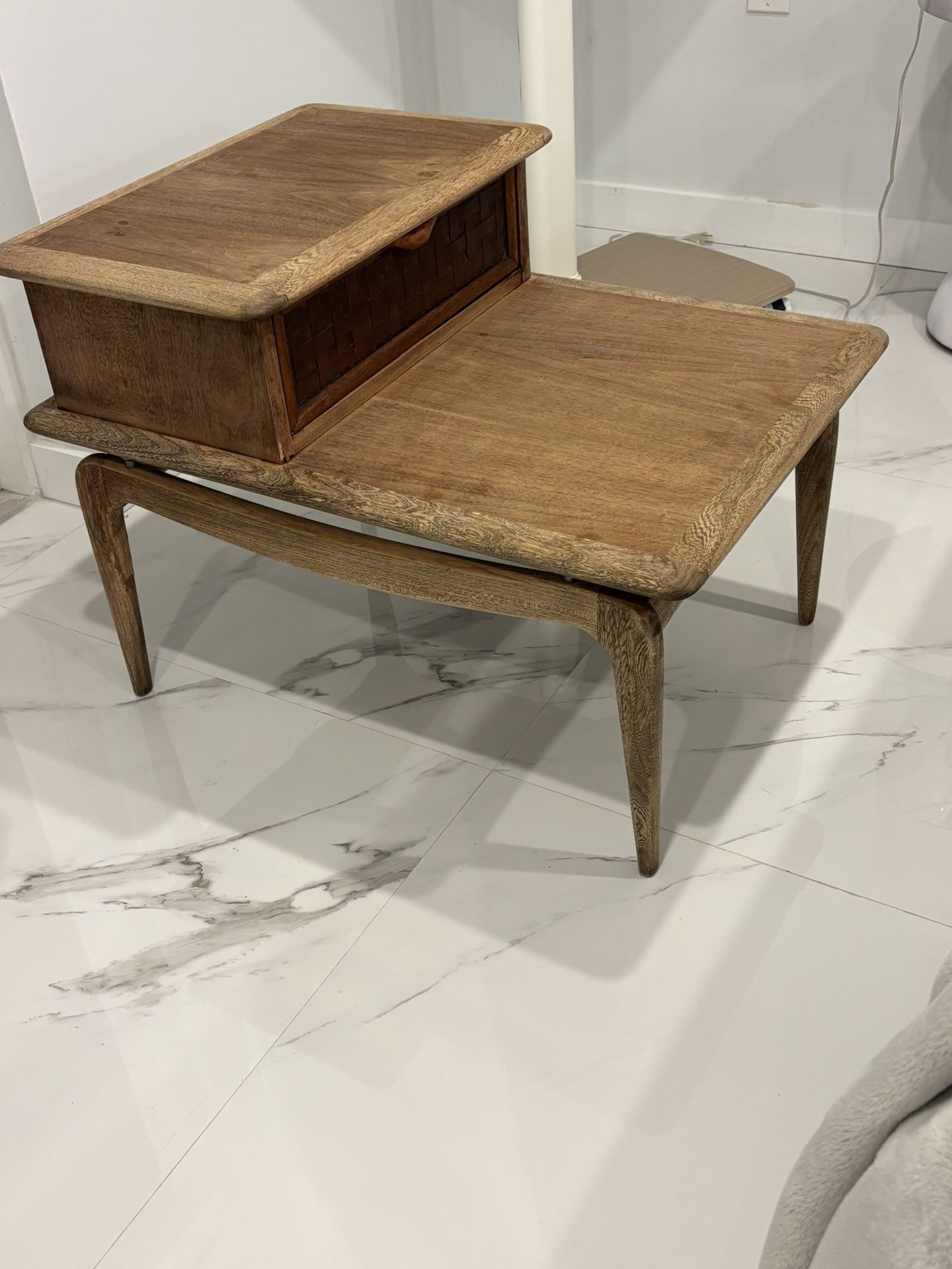 Warren Church For LANE 1960’s Two Tier End Table Mid Century