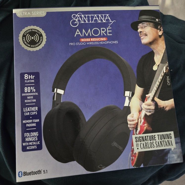 Santana Amoré On-Ear Bluetooth Headphones New Never Used