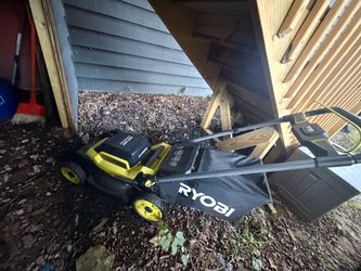 Ryobi electric lawn mower