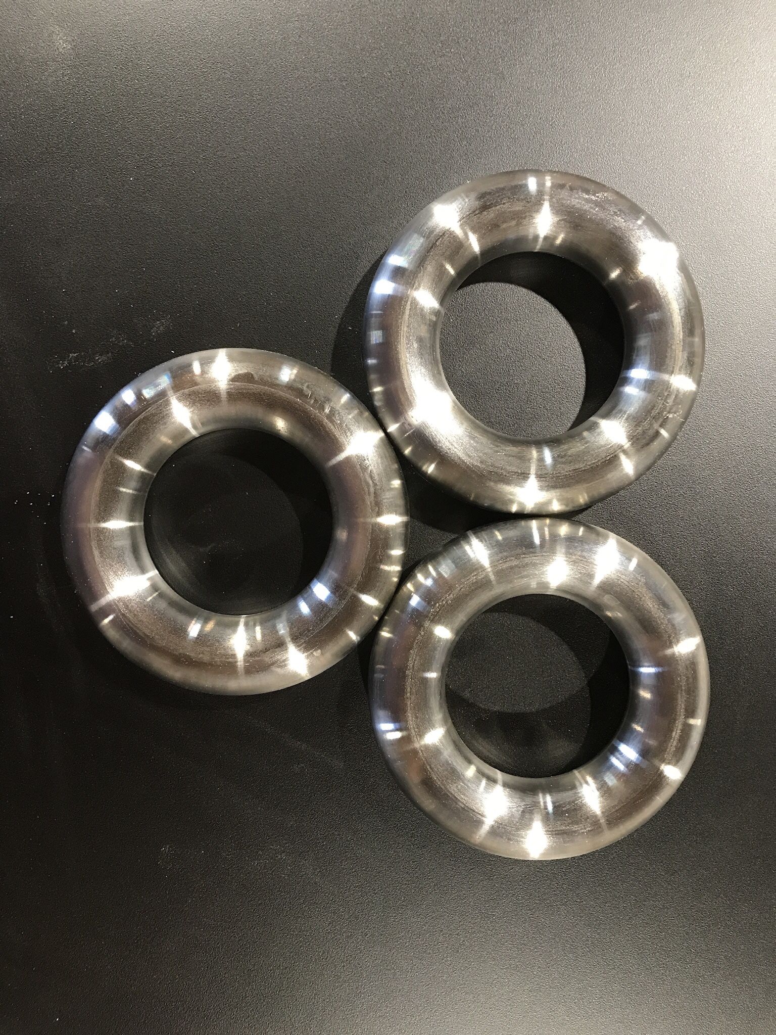 Industrial Parts Rings 5.5”OD X3”ID unusual curiosity
