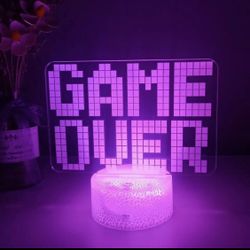 3D Desktop Lamp Game Over ON SALE!