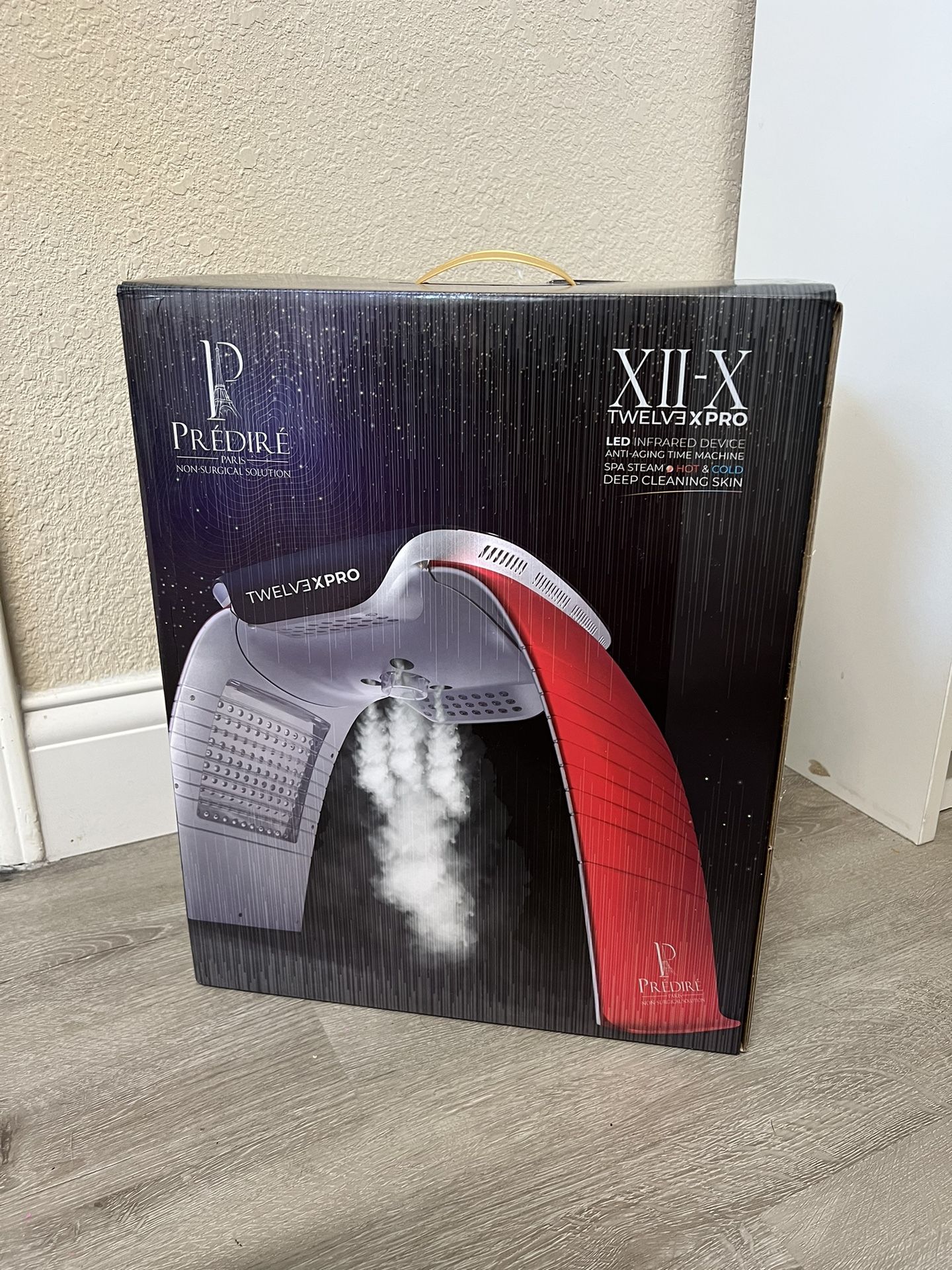 12X PRO with Hot & Cold Spa Steam | LED Infrared Device Anti-Aging Time Machine | Skin Treatment & Light Therapy Rejuvenation Device | LIMITED EDITION