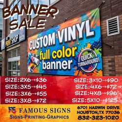 Vinyl Banners for Sale