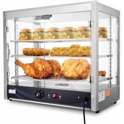 23" L x 26" H Commercial Food Warmer Display with Tri-Colors and Adjustable Shelf, 3-Tier-LOW BALLERS WILL BE IGNORED.. 