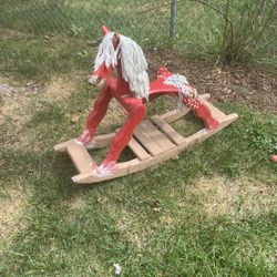 Wooden Rocking Horse