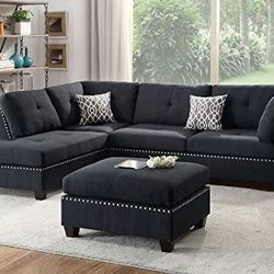 Sectional With Ottoman // Financing Available 