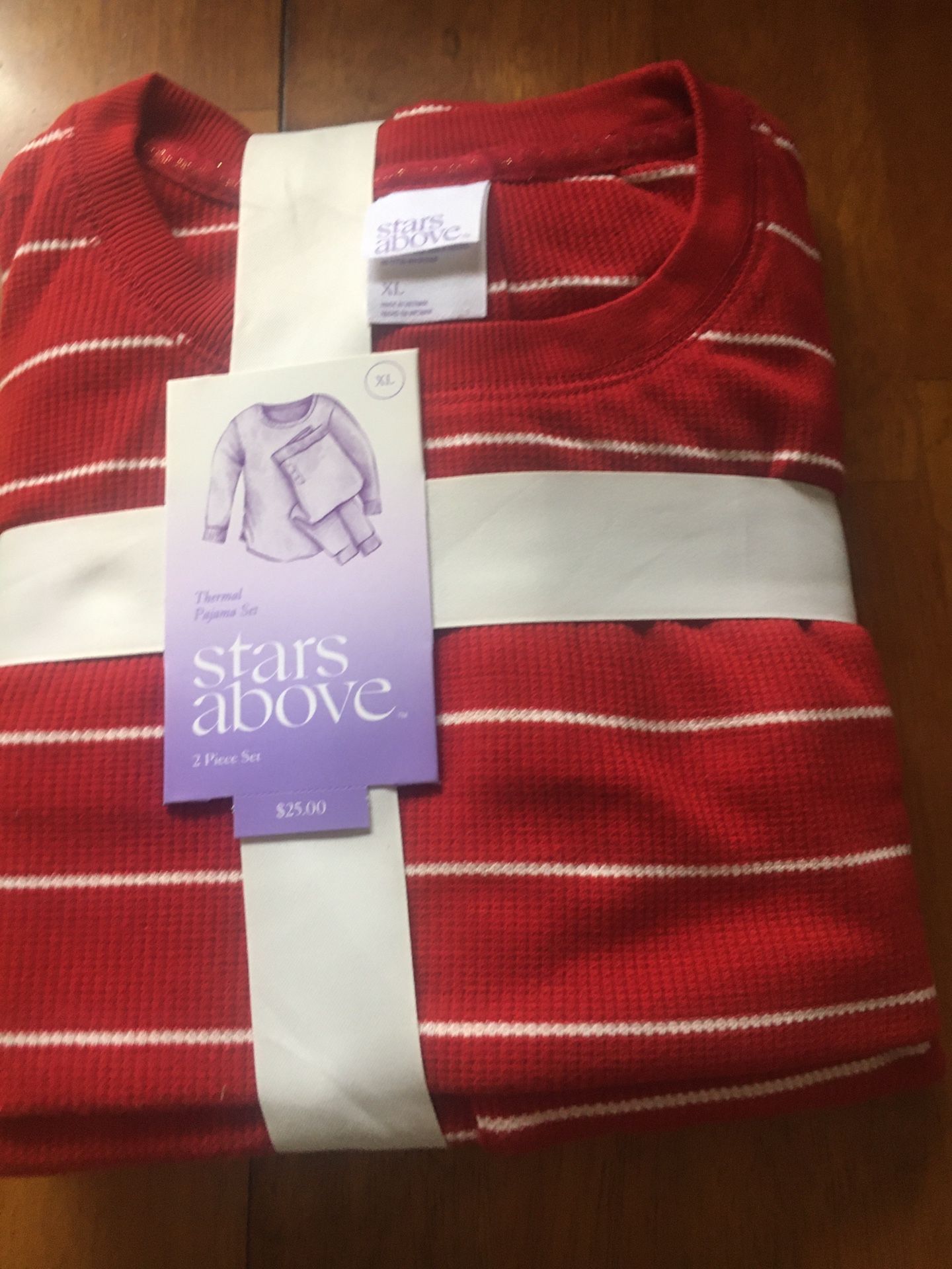 Stars Above Thermal Pajama Set (sizes: L & XL)