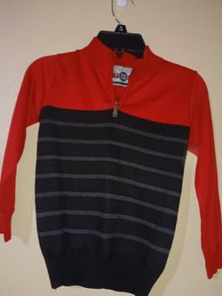 Boy's Sweater Black &Red