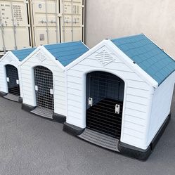 (New in box) Plastic Dog House w/ Lock Door (Medium $80, Large $115, X-Large $160) 