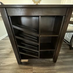 Ashley Furniture Wood Dining Table & 4 Chairs