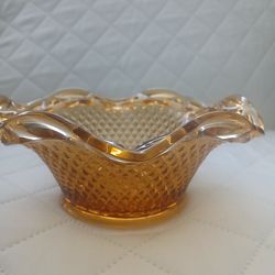 Vintage glass candy dish
