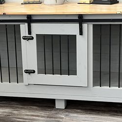 Solid Wooden Dog Kennel