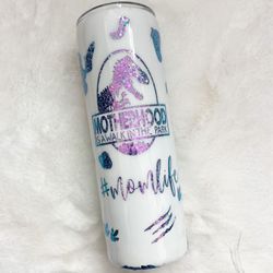 Motherhood 20 oz skinny tumbler