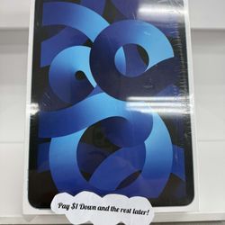 Apple IPad Air 5 New- Pay $1 To Take It Home Today and pay the rest later.