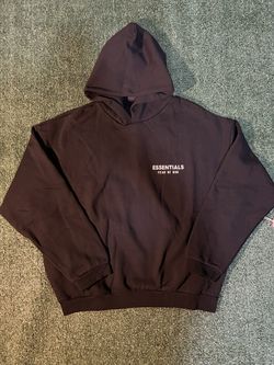 Brand New Black-And-White Essentials Hoodie 