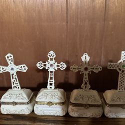 Cross Trinket Boxes 