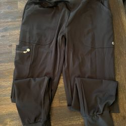 Black Scrub Pants Small/small-tall. 2 Pairs. 