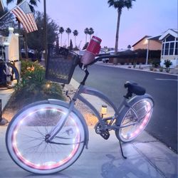 💀Skull X Bones Woman's Beach Cruiser ⛱️