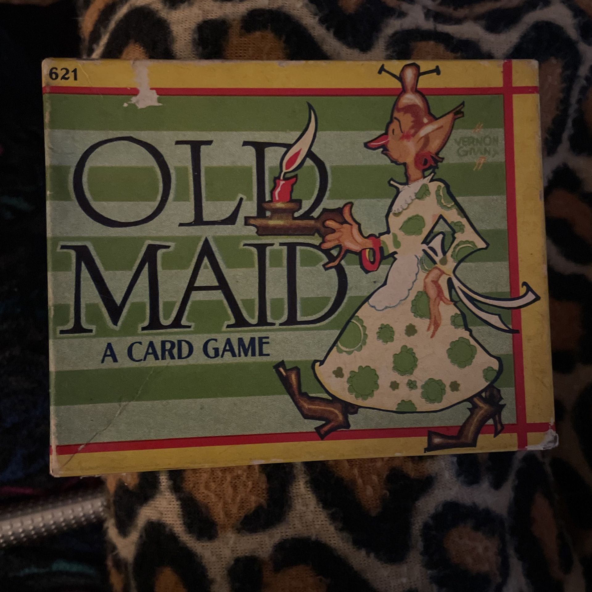 Old Maid Cards Vintage 