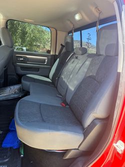 ram 1500 cloth seats electric driver and console