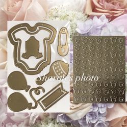 Anna Griffin   Cutting Dies Embossed  Set/ Conffet Oneise  Die RETIRED 
