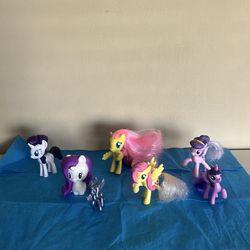my little ponies and I unicorn horses  good condition no chips no broken