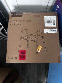 Raised Toilet Seat with Handles was $69 New in Box