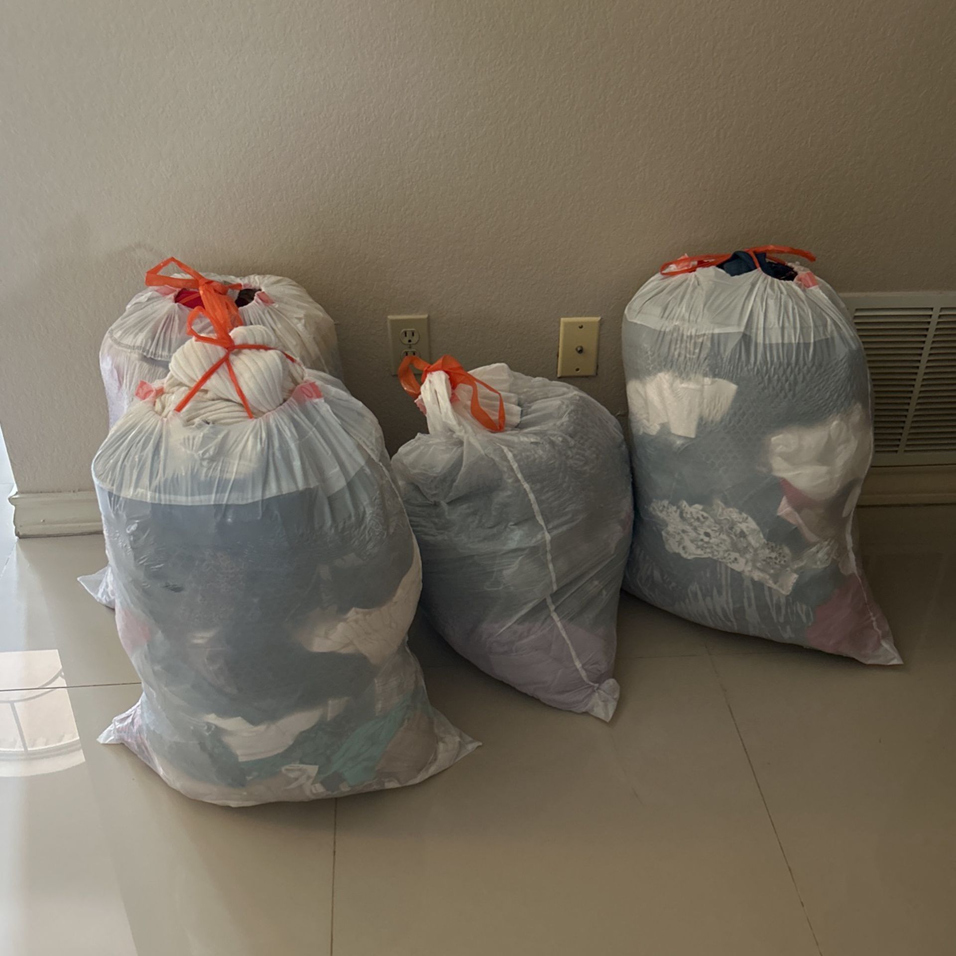 bags of clothing