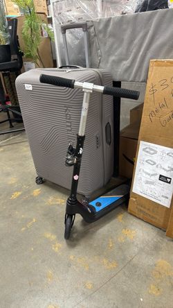 Electric Kick Scooter Black and Blue