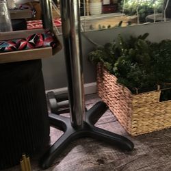 Long Office Desk Working Space, Arts And Craft Table, Black Stainless Steel Table Leg Legs Pedestal Single leg Heavy Duty