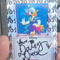 2025 Topps Disneyland 70th Anniversary Foil daisy Auto Opportunity /70- Signed!!