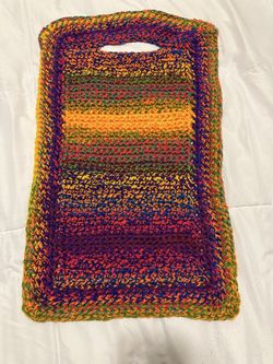 Crocheted Car Seat/Stroller Blanket/Poncho